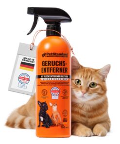 PetStandard Enzymreiniger für Katzenurin & Hundeurin – Stark gegen Geruch, sicher für Haustiere – Made in Germany – Star