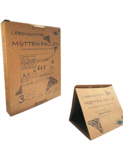 3X Mottenfalle Lebensmittel - Effektiv, Sicher und Einfach - Anti Motten Mittel gegen Lebensmittelmotten - Insektizidfre