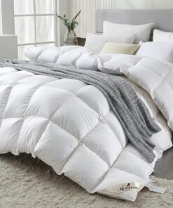 Homyrium Daunendecke Winter 135x200 Oeko-TEX Zertifiziert, Warm und Bequem für den Winter
