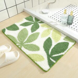 Molesun Badematte mit Blumenmuster, Plüsch-Mikrofaser, rutschfest, wasserabsorbierend, lustige Tier-Fußmatten für Kinder