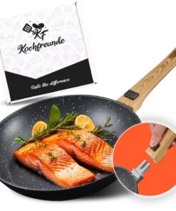 Antihaft Beschichtete Bratpfanne Induktion 28 cm Abnehmbar Griff