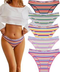 FINETOO Weich Baumwoll Slip Damen Set S-XL,S Global Recycled Standard FINETOO Sexy Sport Hipster Damen Unterwäsche S-X