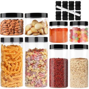 8Pcs Küche Aufbewahrungsbox Set Vorratsbehälter Luftdicht mit Deckel, für Getreide, Mehl, Zucker, Müsli in der Küche