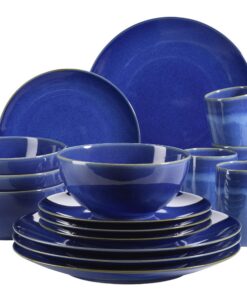 MÄSER 931546 Ossia Geschirr-Set für 4 Personen im mediterranen Vintage-Look - Keramik | MÄSER 931546 Ossia 16-teiliges