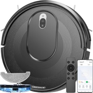 Vexilar W7 Saugroboter 3 in 1 mit Wischfunktion und 4000Pa Saugkraft ideal für Haustiere und Teppiche