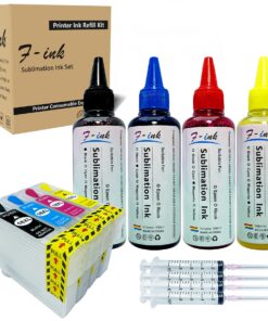 400 ml Sublimationstinten-Set für Polyester-Shirts und Handyhüllen | 400 ml Kompatibles Sublimationstinten-Set für 16 o