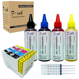 400 ml Sublimationstinten-Set für Polyester-Shirts und Handyhüllen | 400 ml Kompatibles Sublimationstinten-Set für 16 o