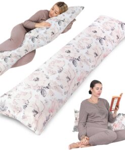 Totsy Baby Seitenschläferkissen - Kuschelig und bequem für Schwangere und Erwachsene (40x145 cm) - Oeko-Tex