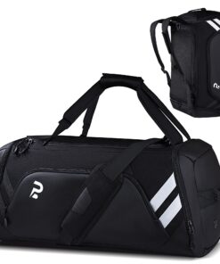 Damen und Herren Sporttasche 58L Reisetasche mit Schuhfach und Nassfach | Fitness-Gym Bag für Training, Schwimmen und S