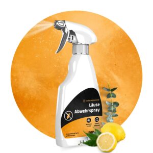 Schädlingsmeister Anti Läuse Abwehrspray - Eukalyptus & Chrysanthemum - Textilien & Möbel Schutz - 500 ml - Made in Germ