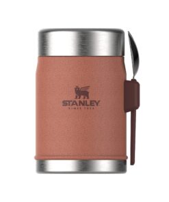 Stanley Warmhaltebehälter Für Essen - Edelstahl, Hält 7 Stunden, BPA-Frei und Spülmaschinenfest - Hammertone Clay 400 ml