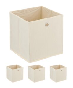 Relaxdays Aufbewahrungsbox, faltbar, ideal für Familien, praktisch am Strand und im Garten, großes Griffloch für einfach