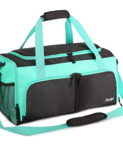 Sucipi Wasserdichte Reisetasche Damen & Herren für Fitness & Reise Grün