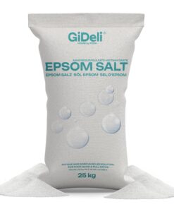 Epsom-Salz Badesalz - Reinheit & Pharmaqualität (25kg) für Gesundheit und Relaxation bei Baden