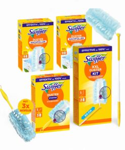 Swiffer® Staubmagnet XXL Teleskopgriff + 1 Handgriff + 23 Tücher für Haushalte mit großen Flächen (XXL)