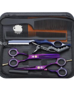 Purple Dragon Haarschere 5,5Zoll Profi für Barbier/Friseure perfekt für Damen und Herren (Lila) Purple Dragon Haarsche