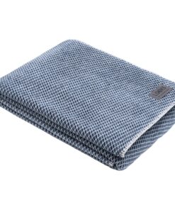 LOOKS BY WOLFGANG JOOP Hochwertige Kuscheldecke blau 150x200 cm, OEKO-TEX STANDARD 100