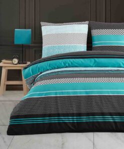 Buymax® Bettwäsche 100% Baumwolle - ÖKO-TEX Renforcé-Bettdeckenbezug Set mit Reißverschluss - für Familie - Bettwäsche-S