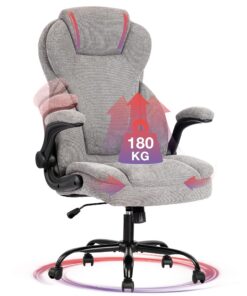 Fantasylab Grüner 180KG Chefsessel Bürostuhl Ergonomischer Drehsessel XXL Office Chair