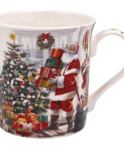 Der Leonardo Collection Weihnachtsmann-Tasse - langlebige porzellanene Hochzeitsgeschenk | Der Leonardo Collection Weih