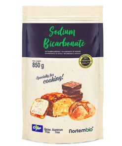 Nortembio Natron Pulver Lebensmittelqualität Natriumbicarbonat Aluminiumfrei Backpulver Kochen natürliches Backsoda E-Bo
