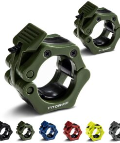 Fitgriff® Barbell Clamps (2 Stück) - Schnellverschluss (50mm) - für Schnellumschläge bei Hanteln - Langhantel Verschluss