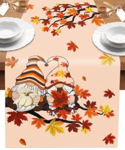 Ahornblätter Herbst Tischläufer Modell, Küche Dekoration, Party Tisch