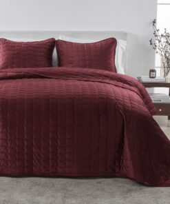 Ultra-weiches King-Size-Bettwäsche-Set für das doppelte Bett, samthartig, doppelseitig, ultraweich, gesteppt und Box-gen