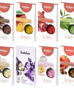 Bolsius Aromatic Wax Melts Mix: verschiedene Düfte 8 x 6er Pack 48 Stück Zuhause verwenden