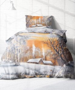 Träumschön Biberbettwäsche Set – Flauschig & Warm für den Winter - 100% Baumwolle - Atmungsaktiv & Hautfreundlich - Weic