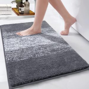 Super weiche Badematten Mikrofaser Hochflor rutschfeste Maschinenwaschbar OEKO-TEX STANDARD 100