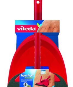 Vileda Superfeger Classic Besen mit Mikroschaum für optimale Schmutzaufnahme - wirbelt keinen Staub auf - für Glatte Böd