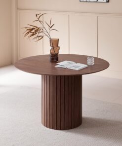 Modern Küchentisch GrandCA Home 120cm, идеal für die Familie, dunkles Holzesignaturoffene Oberfläche, 4-6 Personen