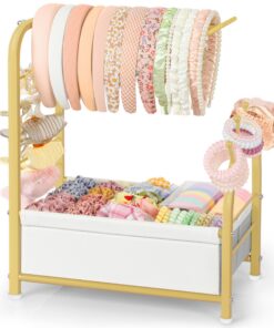 Haarreif Aufbewahrung Ständer - Elegant Organisiert für Ihre Haarspangen | Haargummi Organizer - praktisch für Kinder u