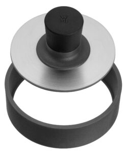 WMF Edelstahl 12,5 cm Burgerpresse für leckere Patties und Hamburger | WMF Edelstahl 12,5 cm Pattypresse und Vegi-Burge