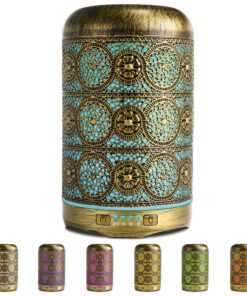 SALKING 260ml Metall Aromatherapie Diffuser für Zuhause und Büro MEHRWEG