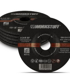 Schruppscheiben für Stahl & NE-Metall Ø 125 x 6.0 mm Schleifmopteller Trenn- oder Winkelschleifer 5 Stück