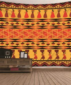 CEVAN Wandbehang Tapisserie Indisches Muster Bunt 200x150cm