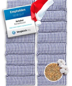 Herbalind 4020 8-Kammer-Körnerkissen für senile Menschen zur Entspannung und Schlafbefähigung | Herbalind 4020 8-Kammer