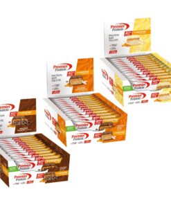 Premier Protein Deluxe Bundle - Chocolate Brownie (12x50g) + Chocolate Peanut Butter (12x50g) + White Chocolate Vanilla