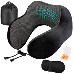 Eono Memory Foam Nackenkissen für Flug und Reise | Ergonomisches Eono Nackenhörnchen für Büro und Reise | Neuer Typ Eon