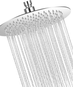 TIDEVAN 360° Verstellbar Regendusche 304 Mit Selbstreinigenden Düsen (Silber)Für BadepflegeteileDusche