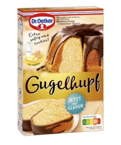 Dr. Oetker Gugelhupf Backmischung, 8 x 460 g, vegetarisch Rainforest Alliance, für Familien zum Wochenende-Bakerei-Zeite