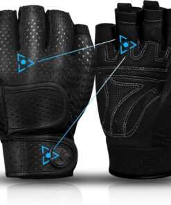 MOREOK Gewichtheber Handschuhe - 3MM Gel Fitness Trainingshandschuhe für Herren und Damen, Krafttraining, Heben, Fitness