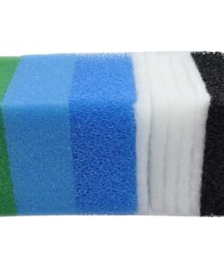 SANLILI Set Kompatibel Filterschwamm für Juwel Compact/Bioflow |0 - Fits Juwel Compact und Bioflow |0 Filter (Fine Blue,