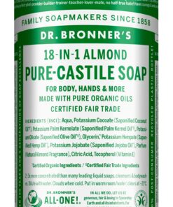 Dr. Bronner's Mandorla Flüssigseife 475 ml - Compact by Design Zertifizierung