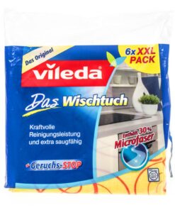 Vileda Allzwecktuch Ultra Fresh - selbst ohne Chemie fetthaltigen Schmutz entfernt, extrem saugfähig, hygienisch frisch
