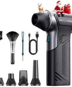 T150 Druckluftgebläse Air Duster - Starkes elektrisches Luftgebläse für Computer, Tastatur und Haushalt - 110000 U/min,