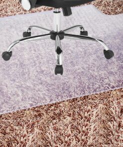 TUKA-i-AKUT Bürostuhlmatte Milchig Transparent TKD4012 90 x 120 cm Teppich-Bodenschutz mit Lippe