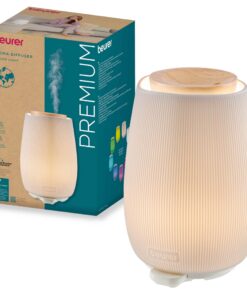 Beurer LA 45 Aroma Diffuser - ULV-Aus/LICENSE2RGER für ätherische ÖLE, stilvolles Stimmungslicht & keramisches GehäUSE/N